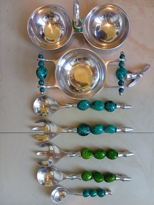Cutlery set of 8 pieces like new