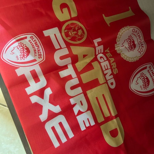 Olympiacos 100 Years Commemorative Flag new