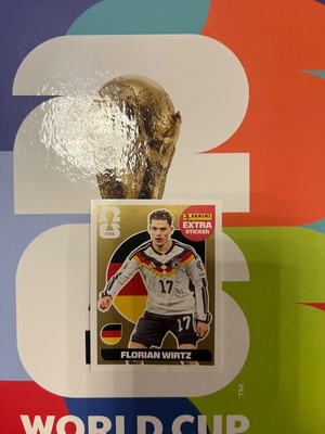 Panini FIFA World Cup 2026 Extra Sticker Gold Florian Wirtz καινούργιο