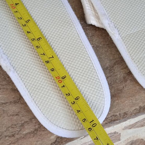 Slippers new, white, one size