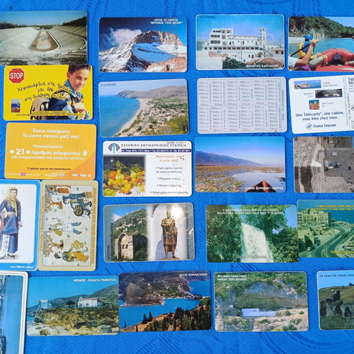 Ote phone cards vintage pack with 1200 drachmas, like new