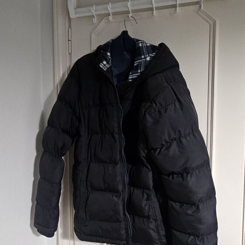 Lee Cooper jacket large like new, black with double zipper