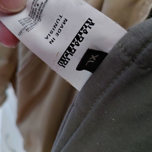 Napapijri Geographic jacket, beige, XL, vintage