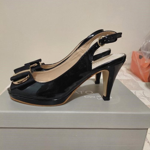 Migato Leather Shoes No.36 New Black Pumps