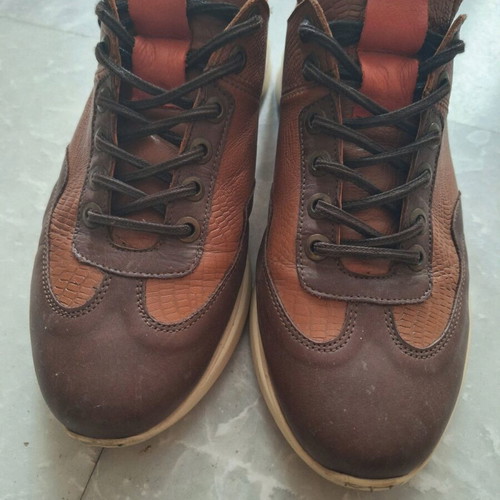 Migato leather brown sneakers size 42 used