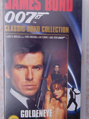 James Bond 007 GoldenEye 1995 VHS tape, Italian audio