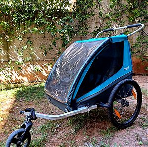 Τρέιλερ ποδηλάτου που λειτουργεί και ως καρότσι Thule coaster XT για μεταφορά εώς 2 παιδιών
