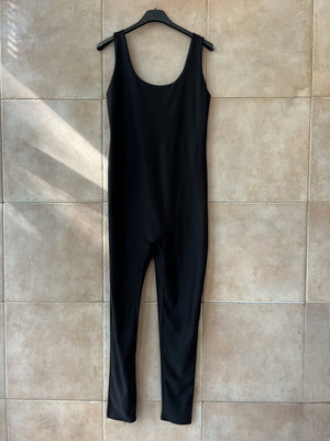 Black lycra jumpsuit, one size