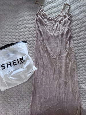 Shein beach cover up size M new beige