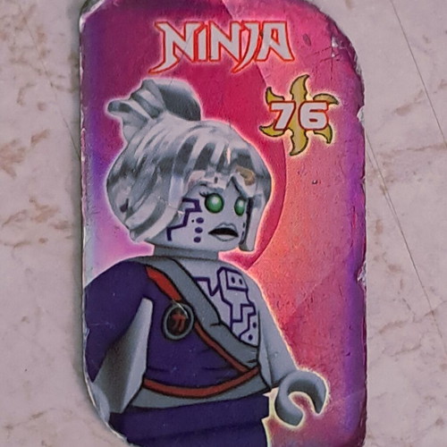 Ninja metal cards, set of 8 with magnet