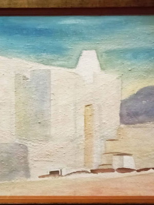 Oil painting Kyriakos Mortarakos 40x55 with new frame