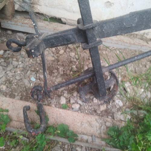 Plow used, needs painting