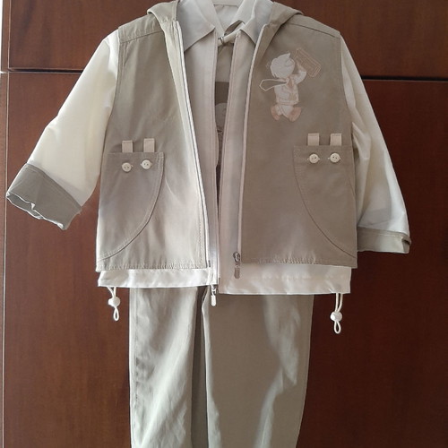 Baptism set new for boy size 6-12