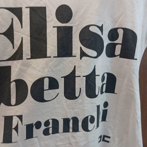 Elisabetta Franchi t-shirt size S like new, white