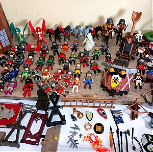 Playmobil Ιππότες και διάφορα ιπποτικα