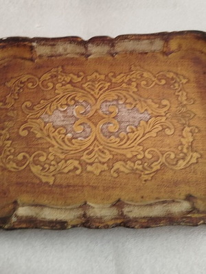 Wooden vintage tray used 29×21