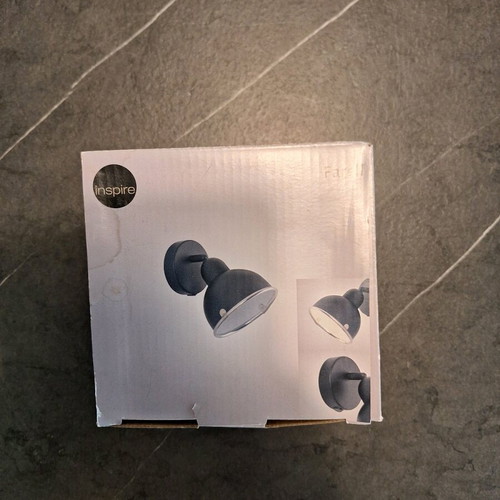 Black spot wall light new