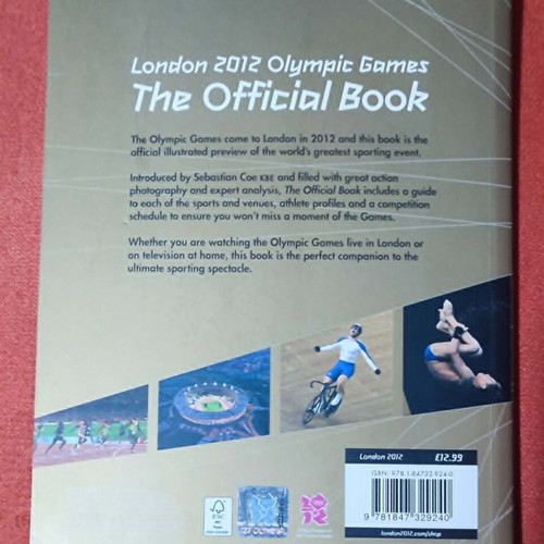 London 2012 Olympic Games The Official Book like new