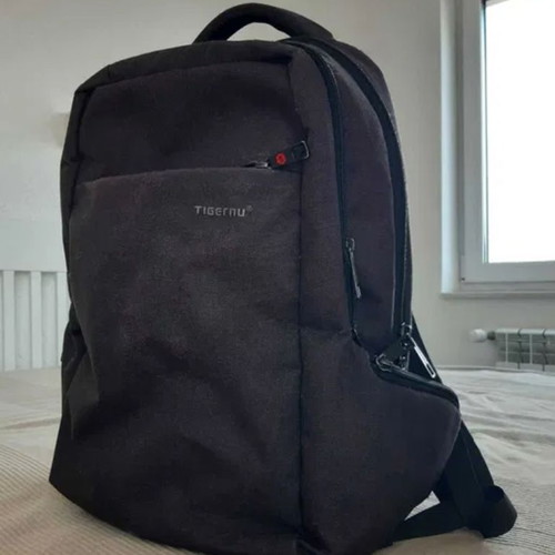 Tigernu backpack with laptop compartment, dark grey