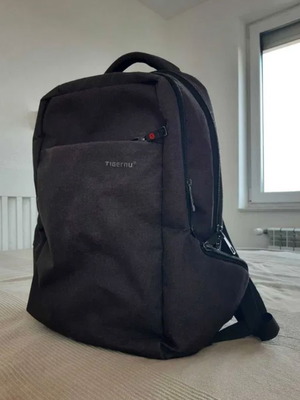 Tigernu backpack with laptop compartment, dark grey
