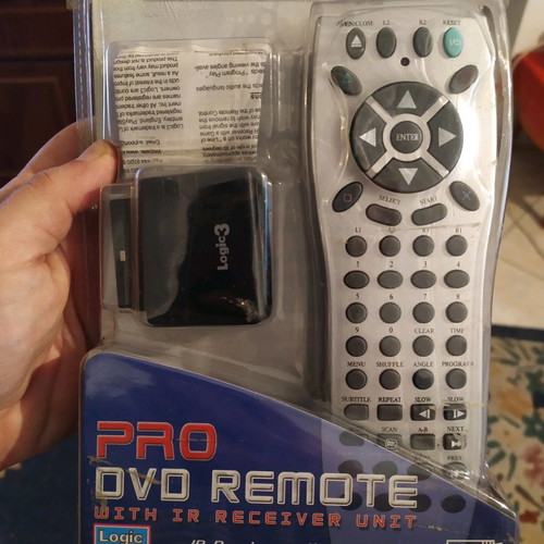 Wireless PS2 DVD remote control used