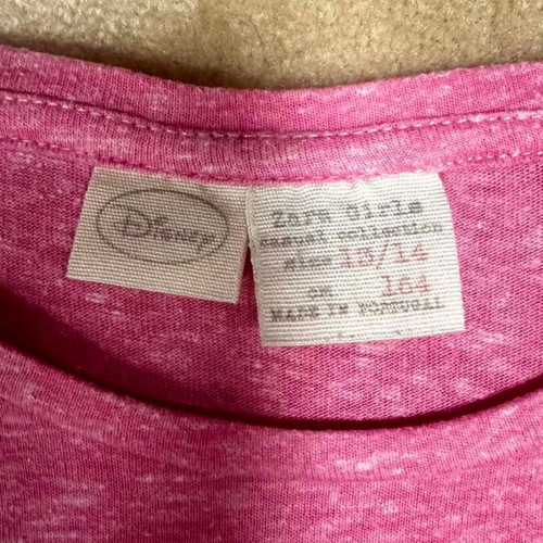 Tshirt Mickey pink short sleeve Zara Girl like new size 164