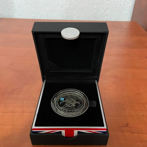 Silver 5 Pounds Coin 2010 London 2012 Olympic Games new