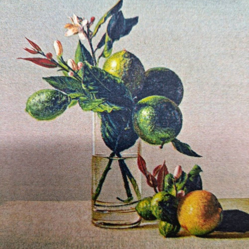 Silk Screen Print by Michalis Makroulakis "Vase with Flowers" used, A.P. edition