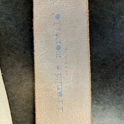 Frankie Morello leather belt like new, beige, size 85