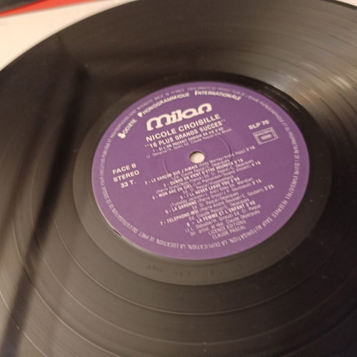 Set of 3 used vinyl records with Nicole Croisille, Christmastime, Farr Family Band