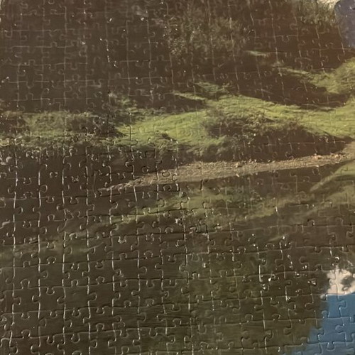 Puzzle board Alps like new, complete