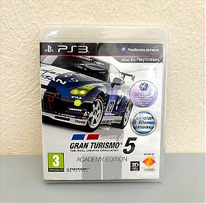 Gran Turismo 5 Academy Edition Playstation 3 Ελληνικό