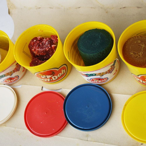 Vintage 80's Play Doh modeling clay set El Greco Kenner