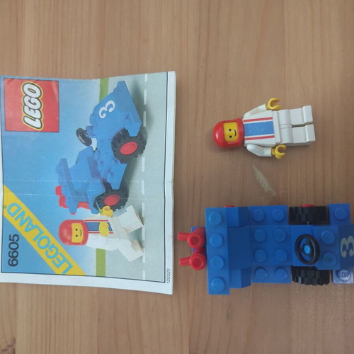 Lego vintage set Road Racer 6605 used
