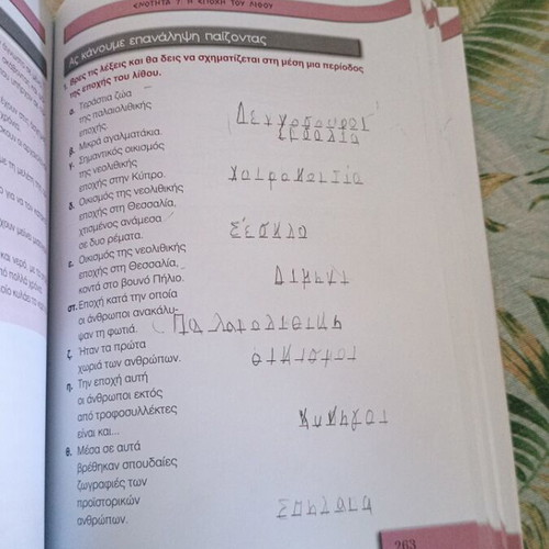History workbook for 3rd grade primary school