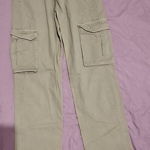 Pull & Bear cargo pants pack of 2, like new, beige and green, XS