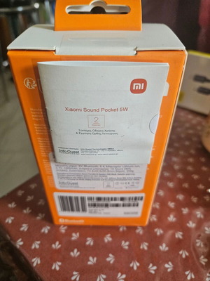 Xiaomi Pocket αδιάβροχο ηχείο Bluetooth 5W με διάρκεια μπαταρίας έως 10 ώρες μαύρο σφραγισμένο ολοκαίνουργιο