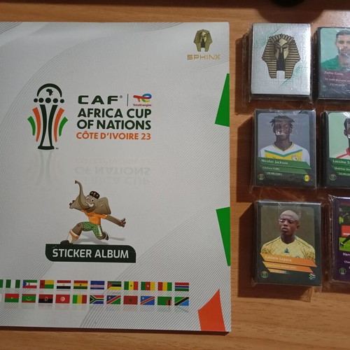 Sphinx Africa Cup of Nations 2023 Sticker Album and Complete Sticker Set new