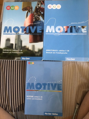 Motive A1 A2 B1 German language books new