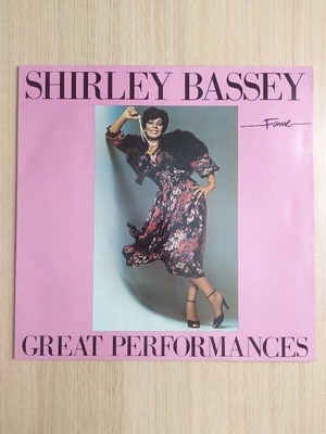 Shirley Bassey Great Performances LP like new, jazz, 33rpm, 1984