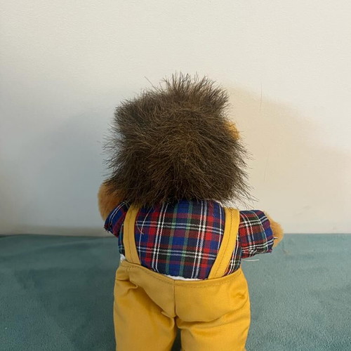 Porcupine Plush Toy 8" Used Vintage 80s/90s Austrian Wertoy