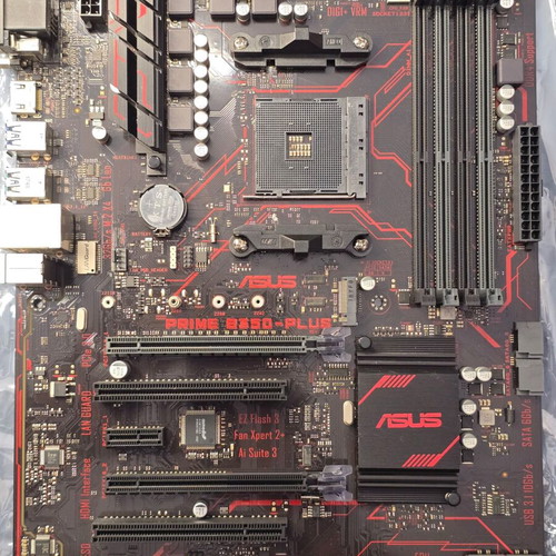 Asus Prime B350-Plus AM4 motherboard like new