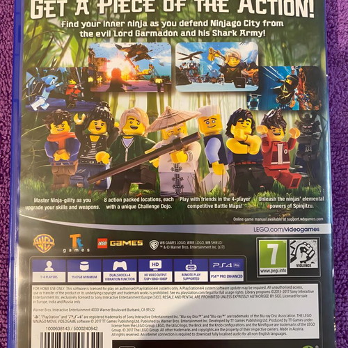 The LEGO NINJAGO Movie Video Game PS4