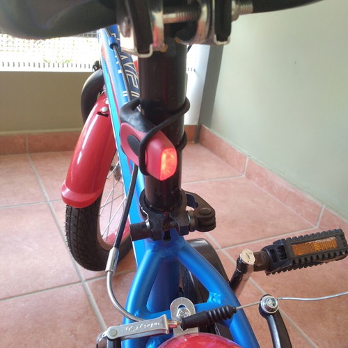 Orient Rookie 16" kids bike used with adjustable seat and training wheels