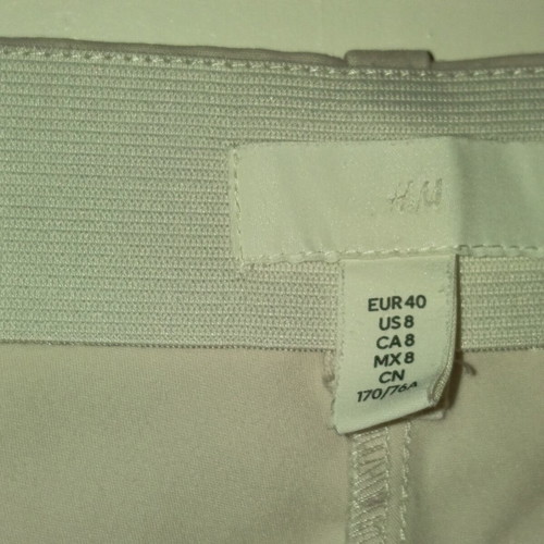 White women's pants medium H&M like new
