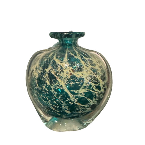 Mdina Glass Malta handmade blown glass vase like new
