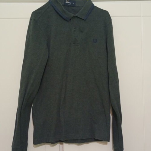 Fred Perry shirt like new, gray, size S