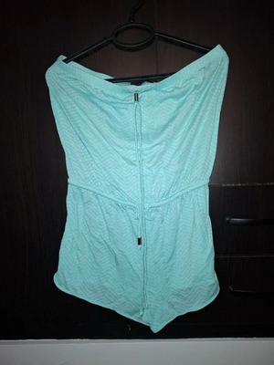 Strapless one-piece shorts