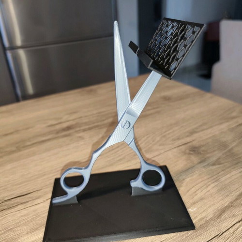 Business card holder shaped like scissors new