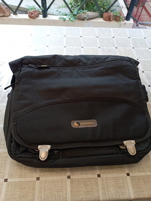 Symantec shoulder briefcase with laptop compartment, black